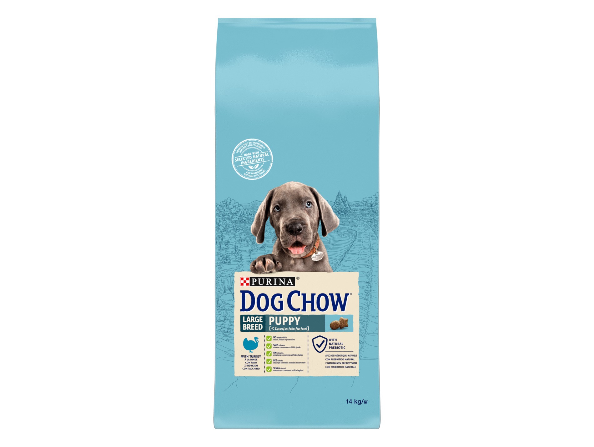 Croquette pour chiot DOG CHOW Puppy dinde 14kg