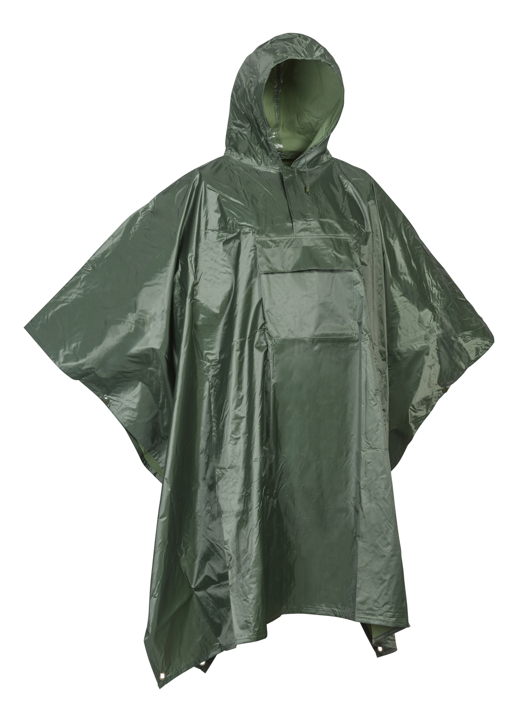 Poncho PERCUSSION polyester kaki taille unique