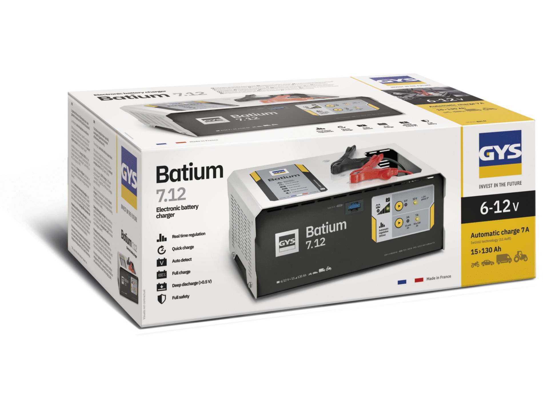 Chargeur de batterie GYS Batium 7.12