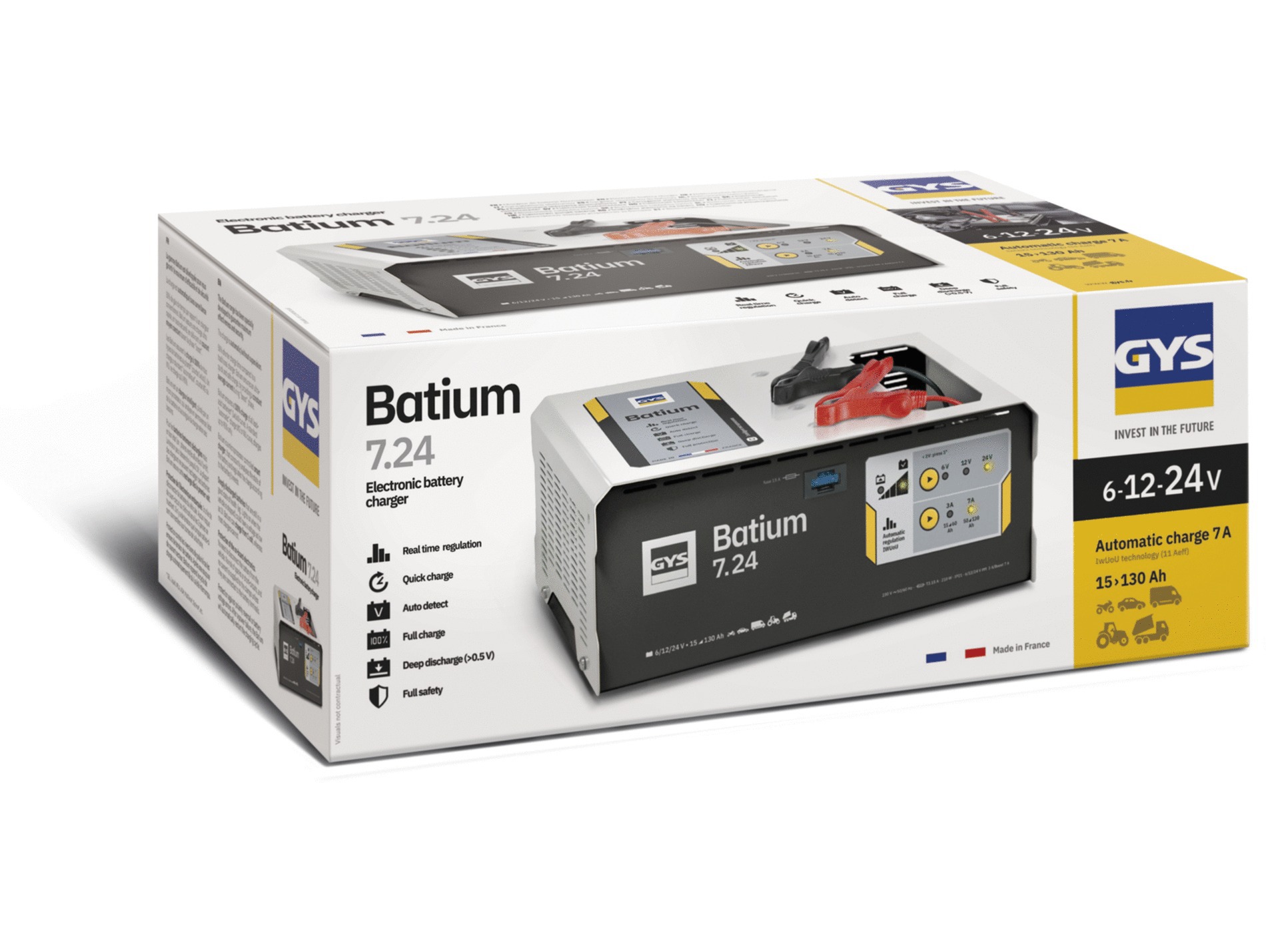 Chargeur de batterie GYS Batium 7.24