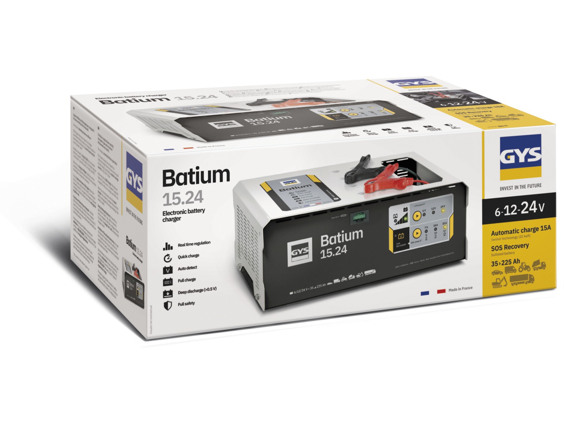 Chargeur de batterie GYS Batium 15.24