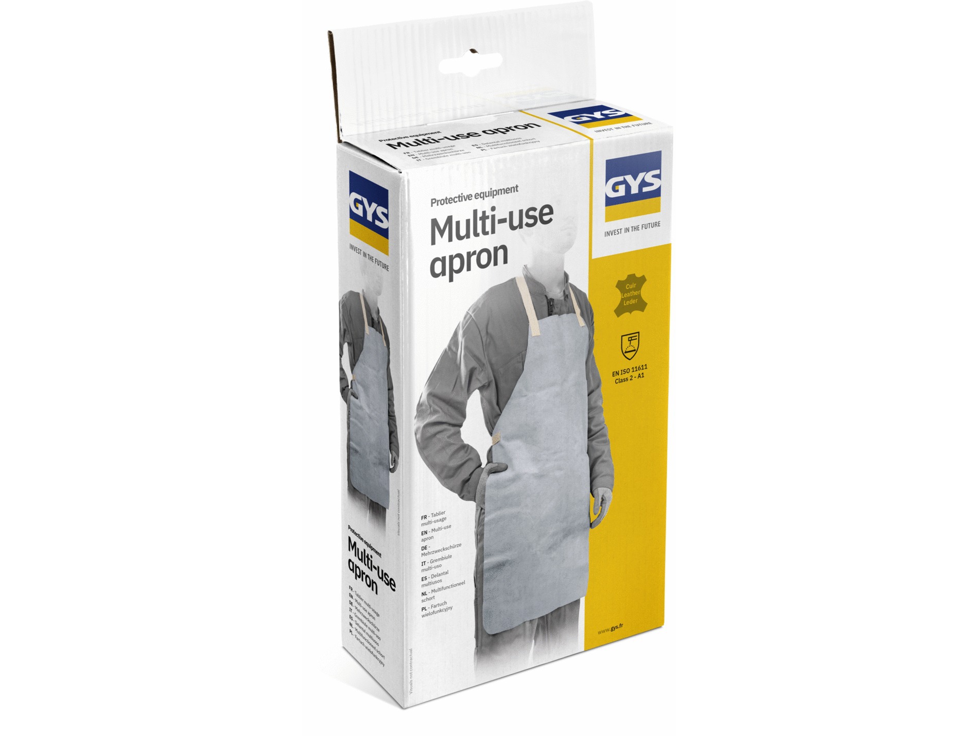 Tablier de soudeur en cuir