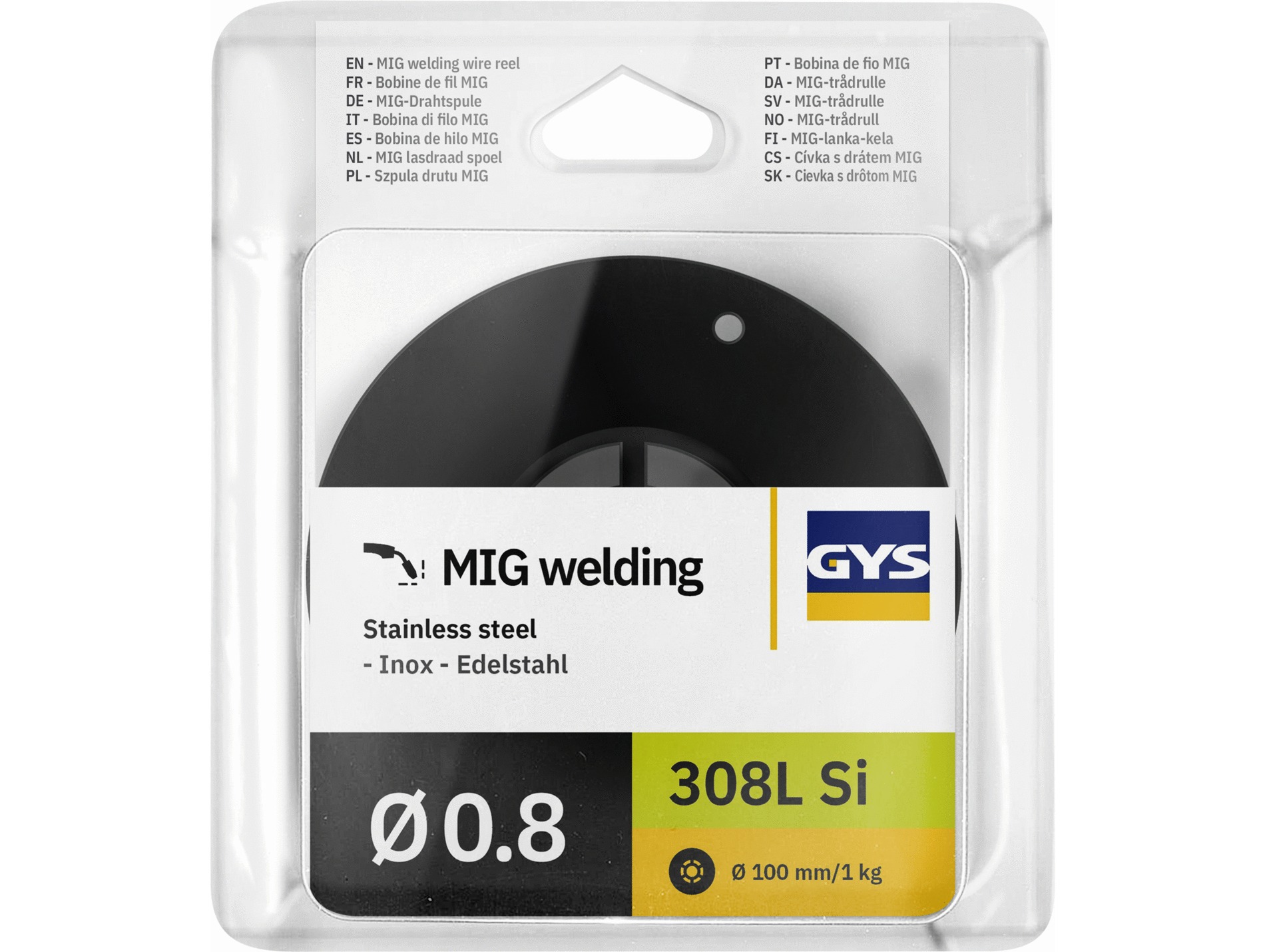 Fil Mig Inox Ø 0,8 - Bobine 1 kg