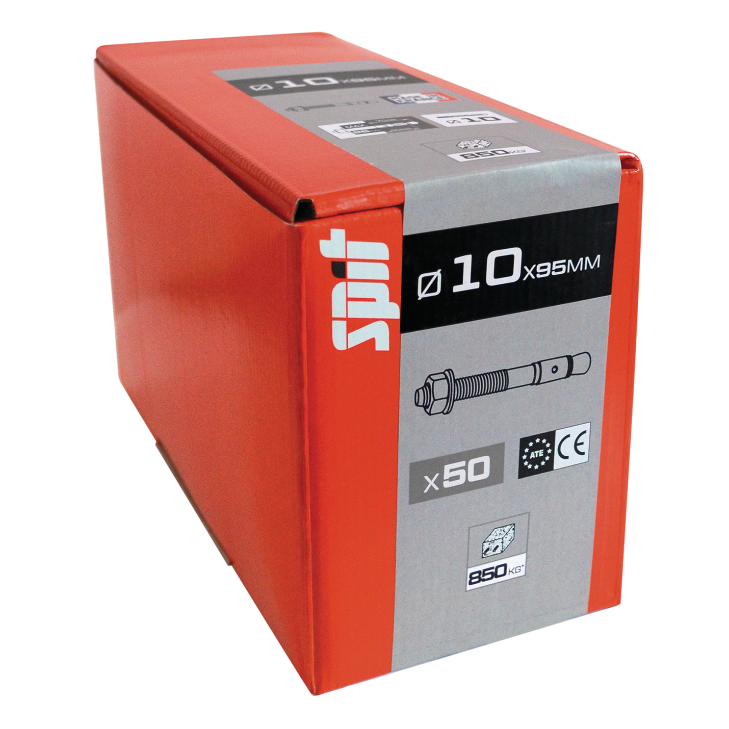 Goujon d'ancrage SPIT Fix3 10x95mm x50