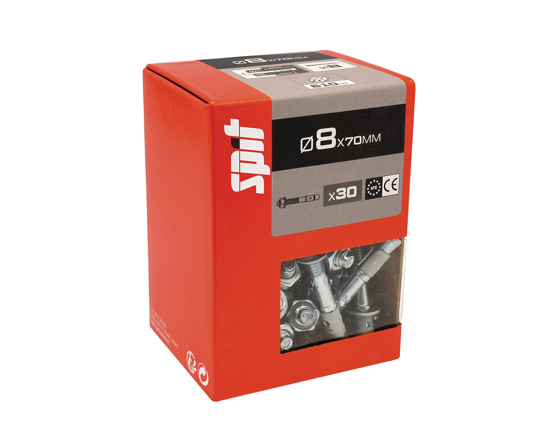 Goujon d?ancrage SPIT FIX3 8x70mm x30