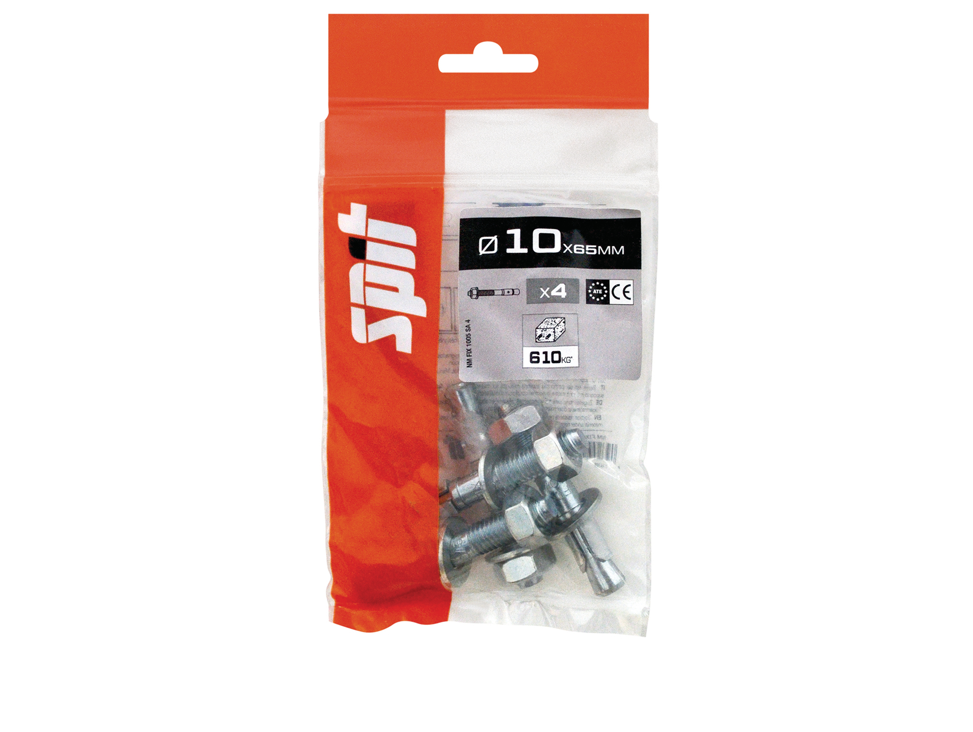 Goujon d?ancrage SPIT FIX3 10x65mm x4