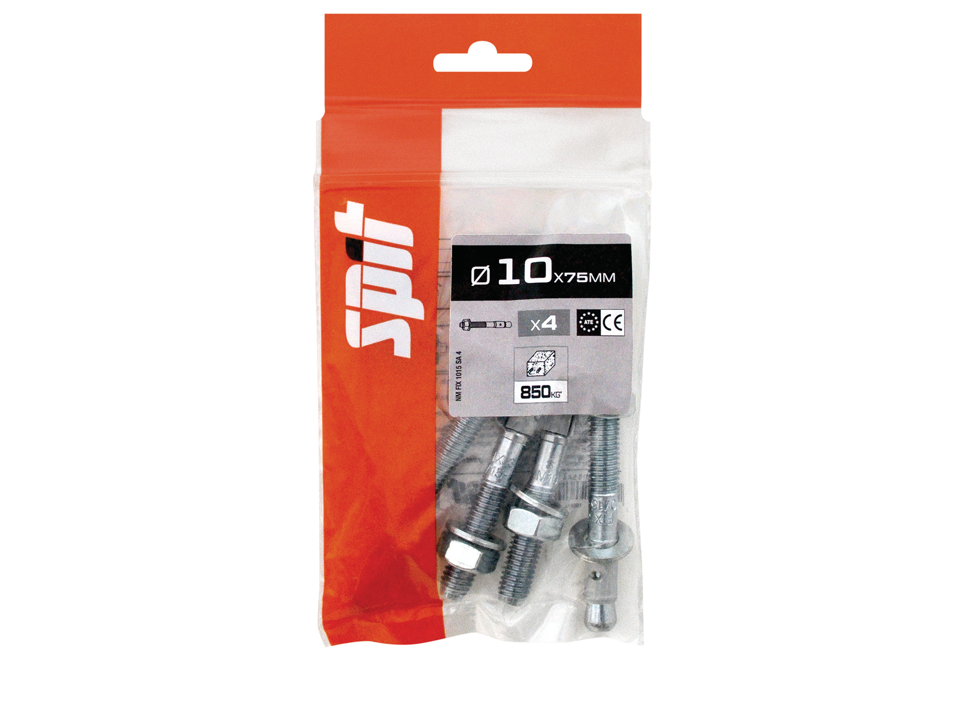 Goujon d?ancrage SPIT FIX3 10x75mm x4