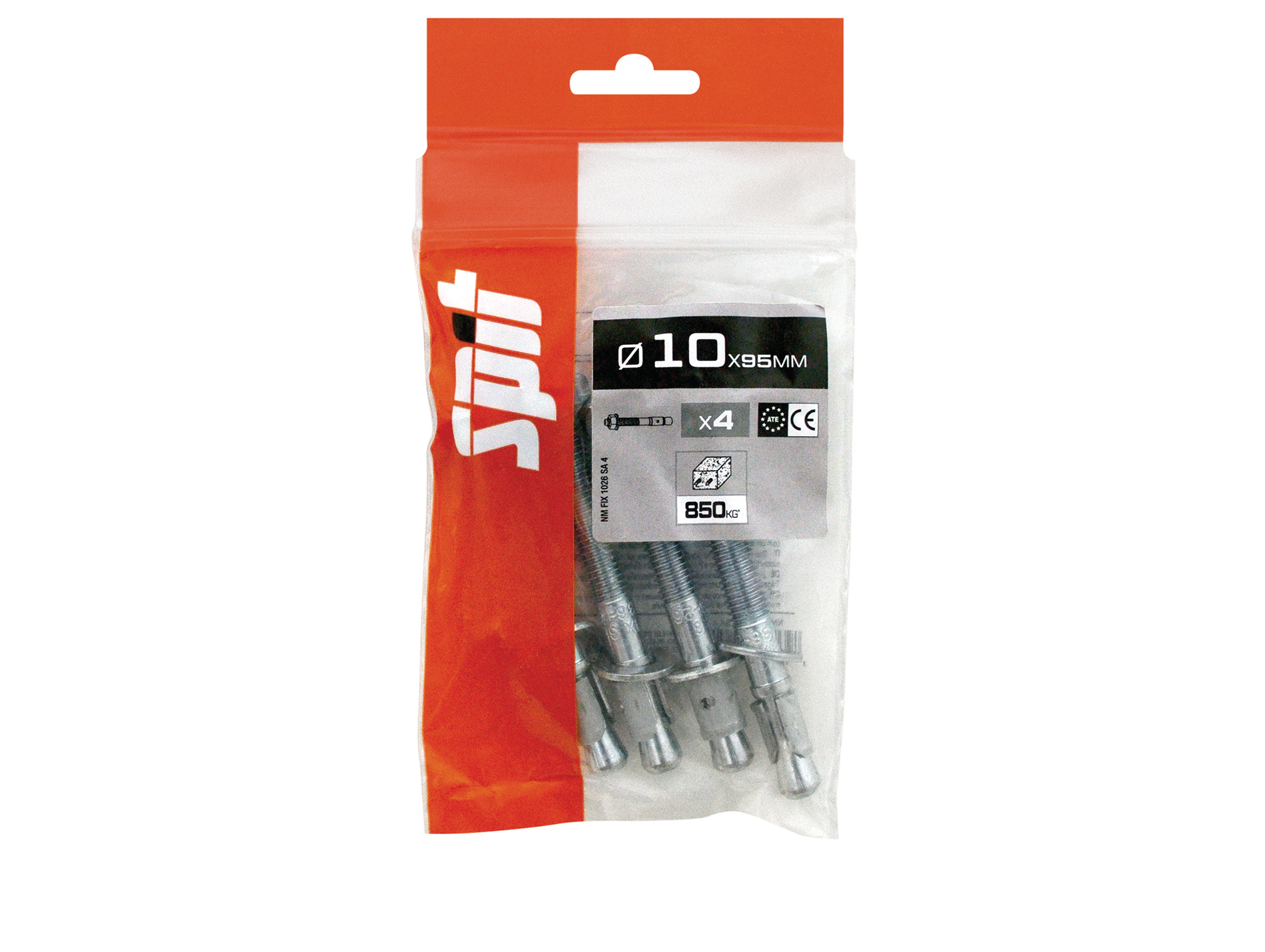 Goujon d?ancrage SPIT FIX3 10x95mm x4