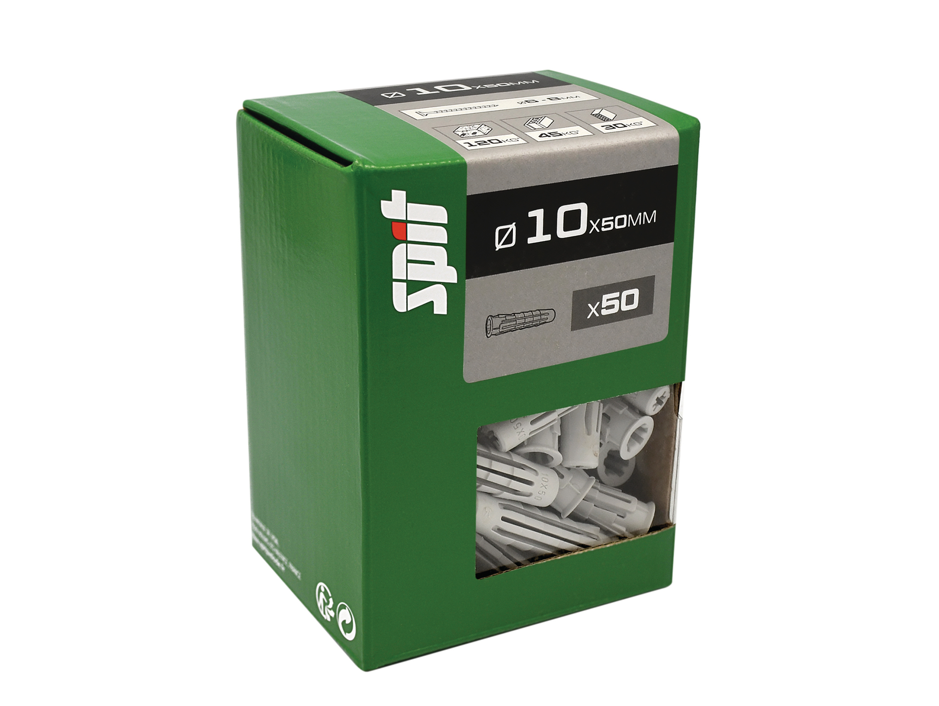 Cheville nylon SPIT PRO6 10x50mm x50