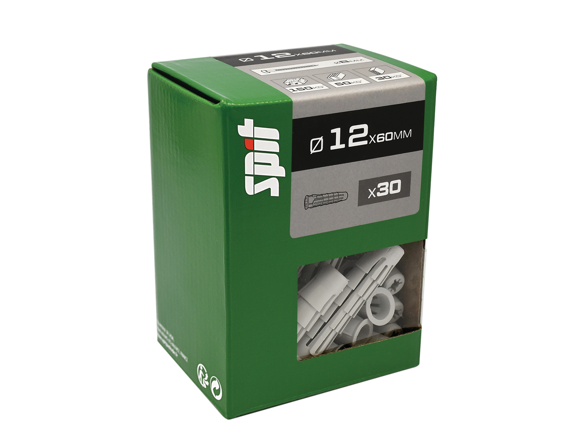 Cheville nylon SPIT PRO6 12x60mm x30