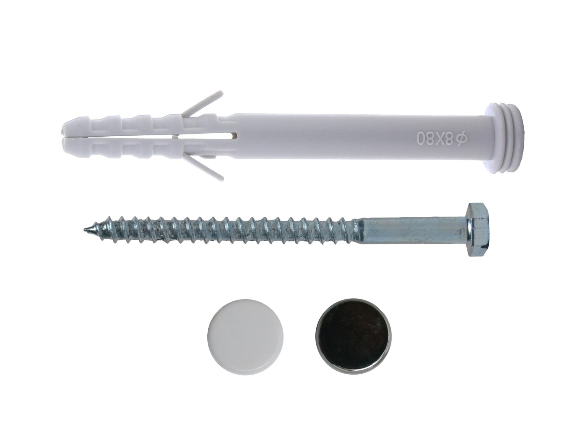 Kit complet de fixation pour wc RED HEAD Ø8mm L.80mm x2