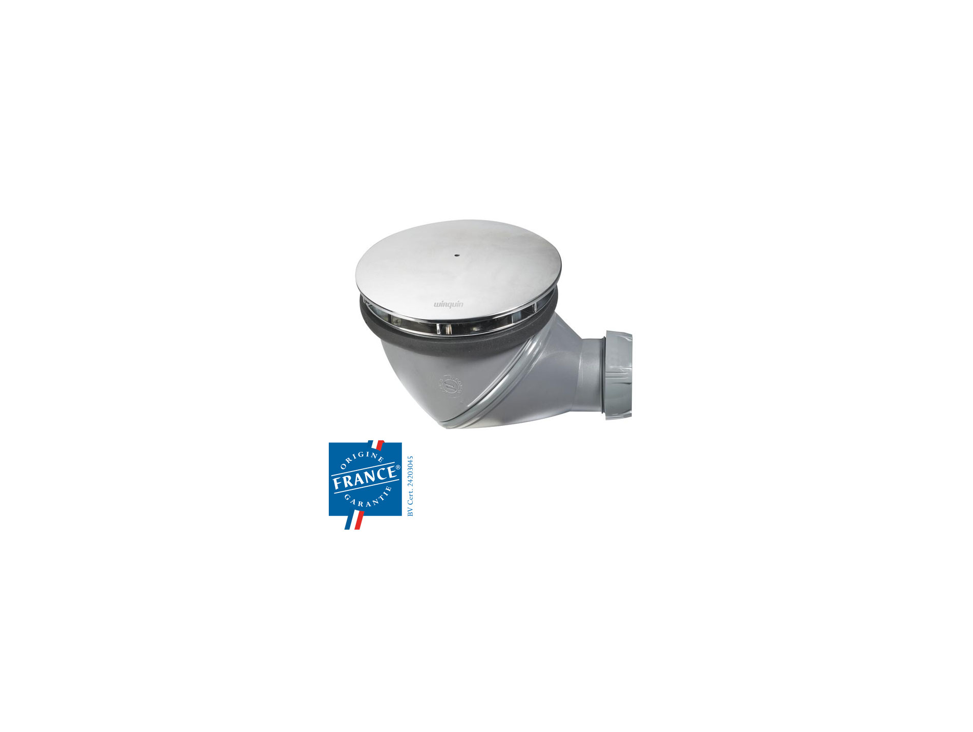 Bonde de douche WIRQUIN James Ø90mm