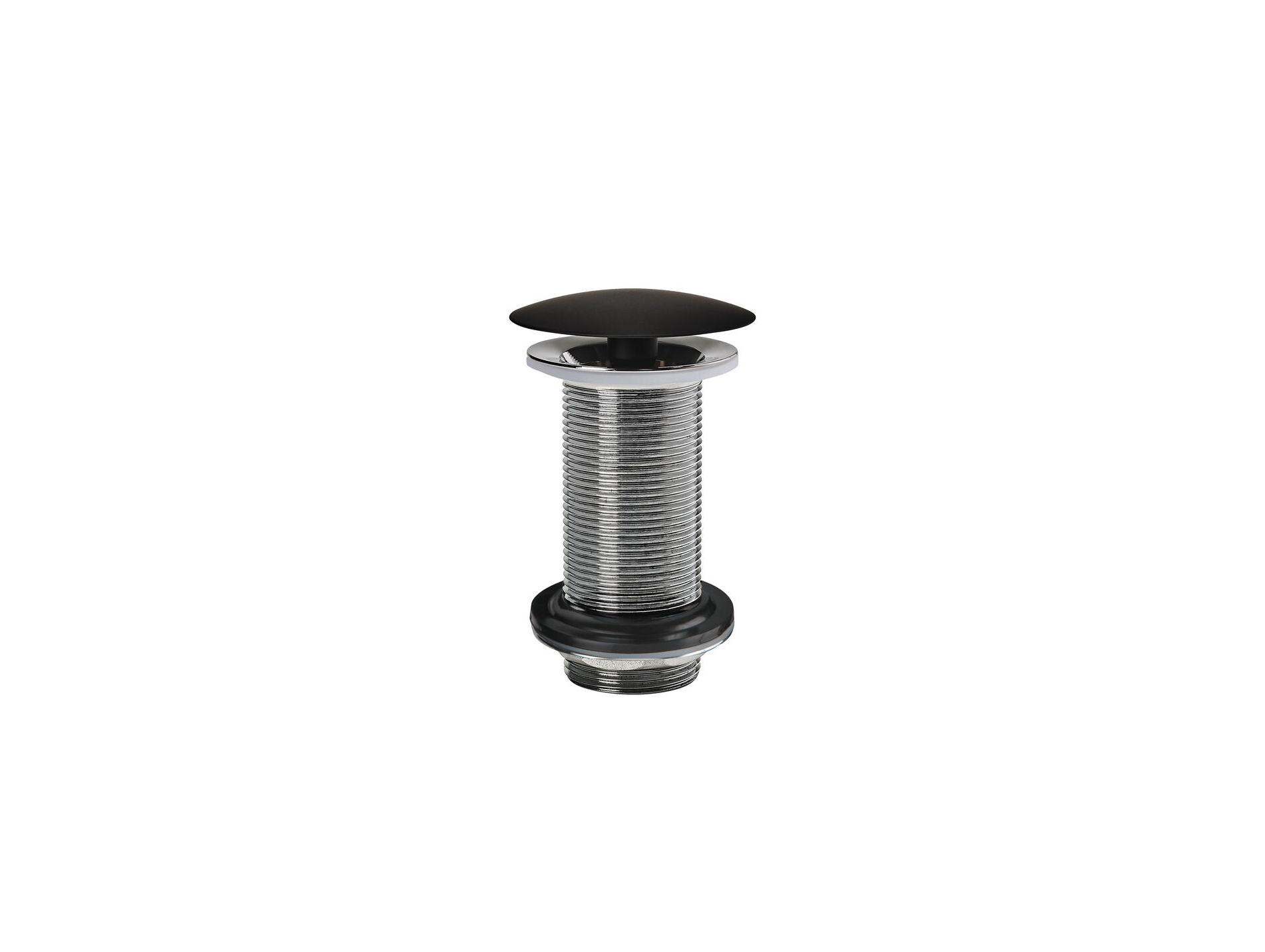 Bonde de lavabo WIRQUIN en laiton chromé h.100mm