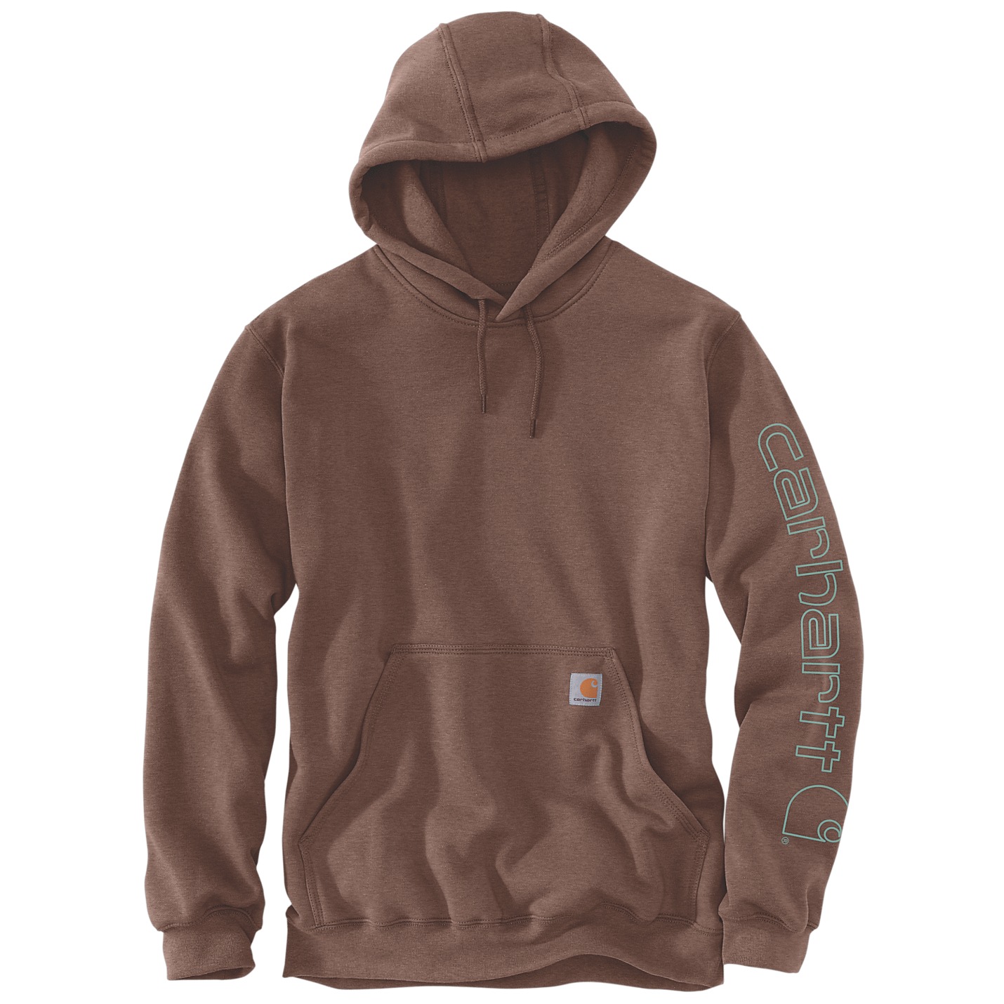 Sweat CARHARTT Iconic logo coton Mocha heather