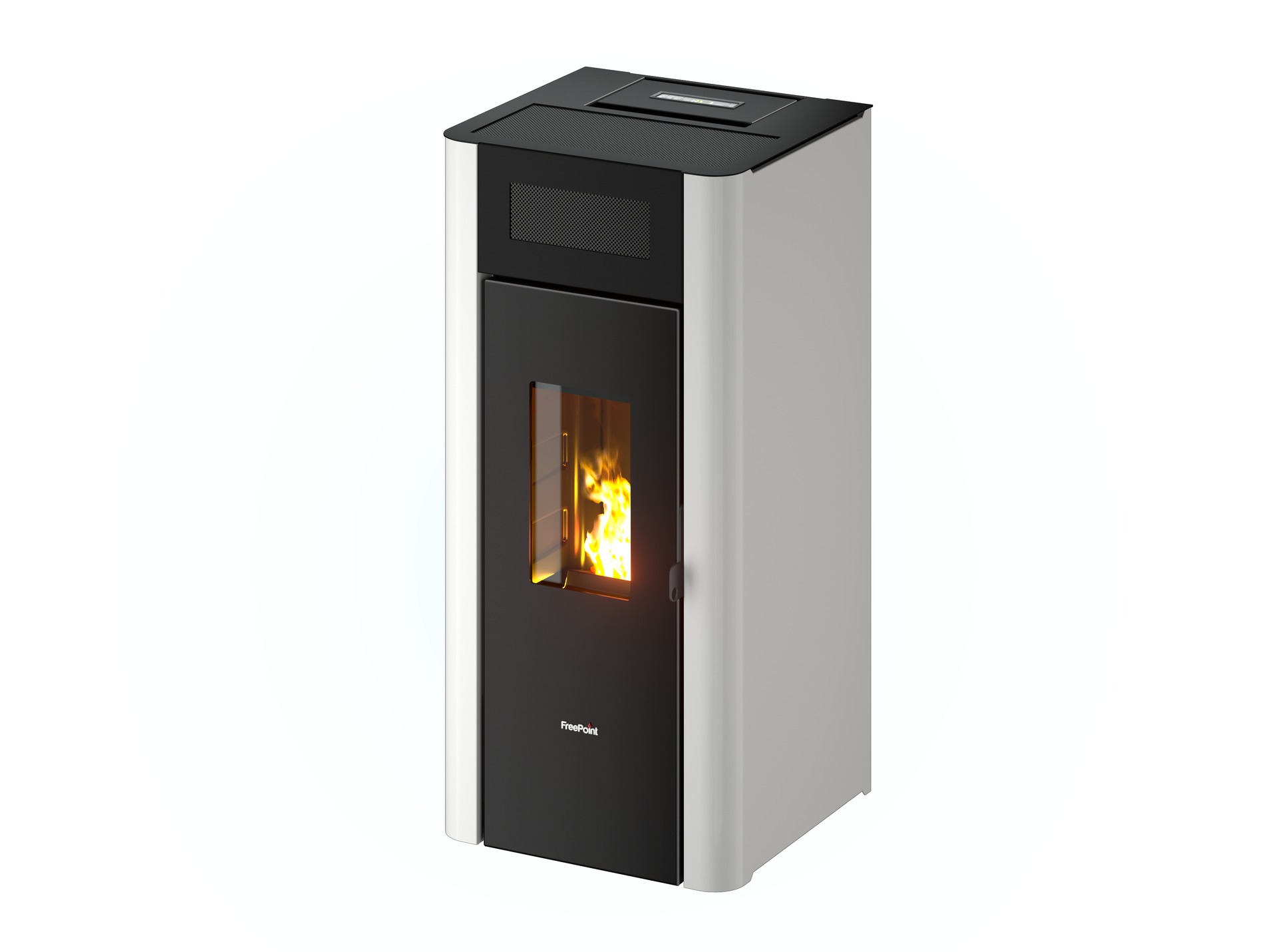 Poele à granulé FREEPOINT Amaranto 8.5kw blanc