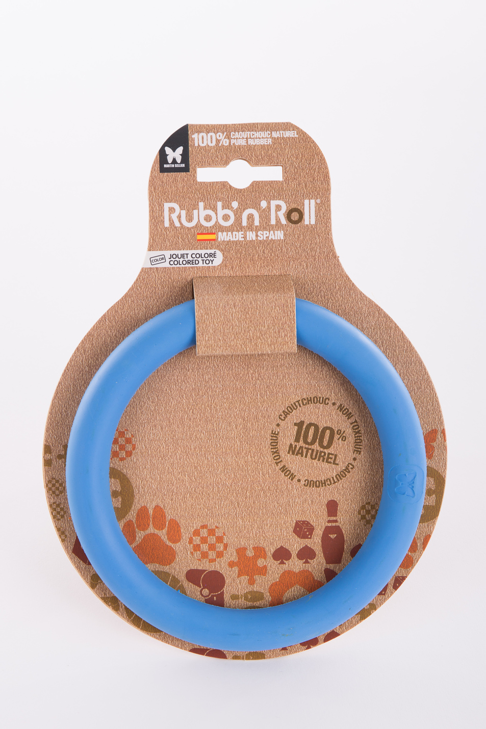 Anneau Rubb'n'Roll MARTIN SELLIER bleu Ø14,5cm