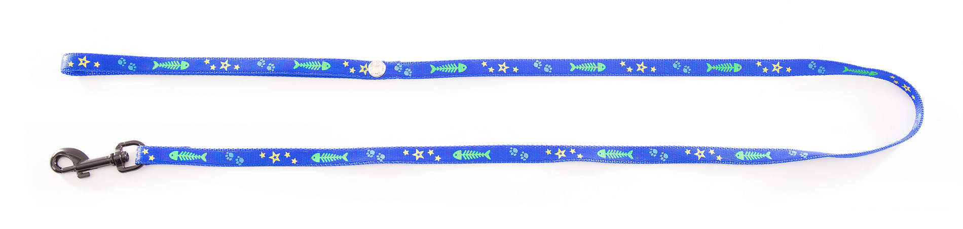Laisse chat MARTIN SELLIER nylon 1x100cm bleu