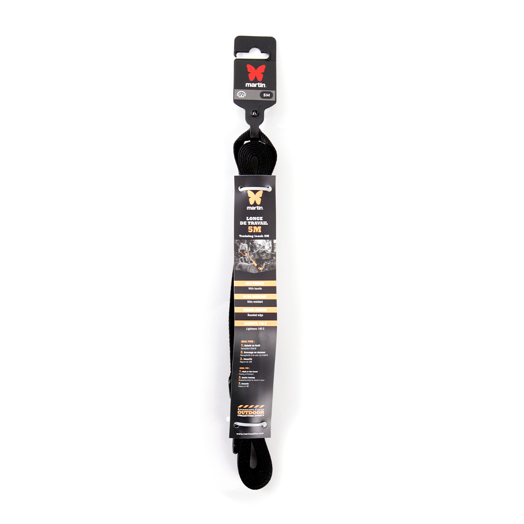 Longe nylon MARTIN SELLIER 20mm 5m noir