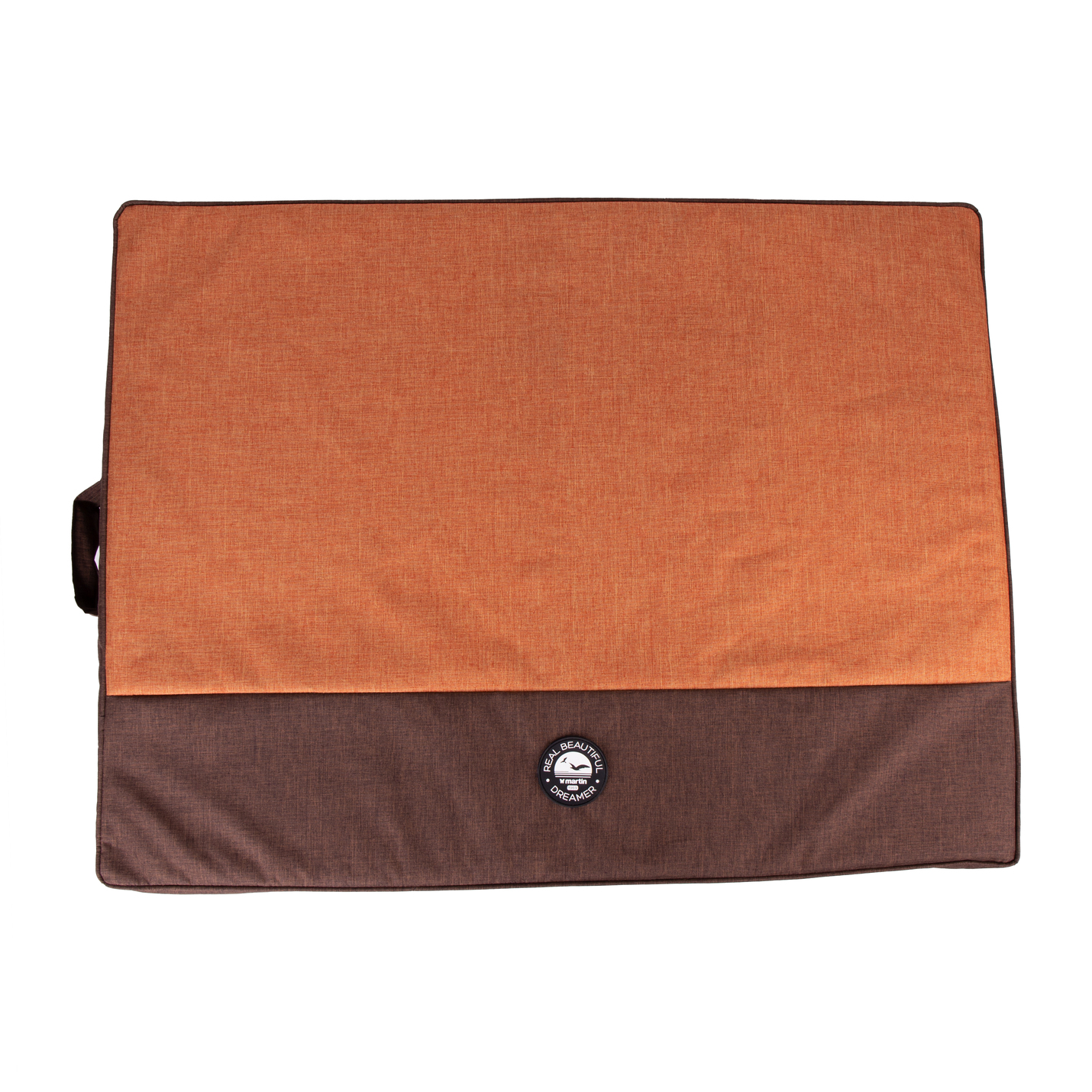 Coussin Master MARTIN SELLIER marron-orange 100x70x12cm