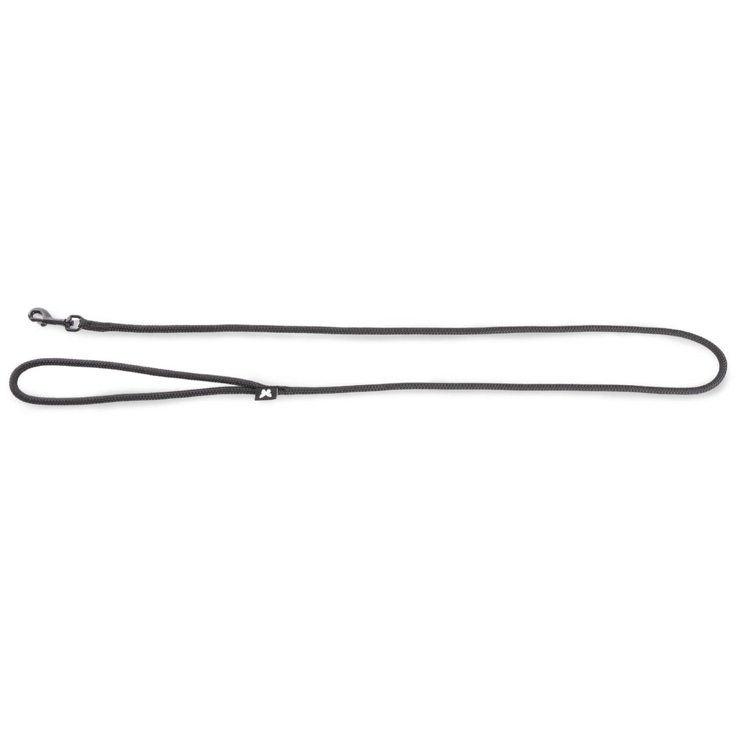 Laisse nylon ronde MARTIN SELLIER noire 6mm 100cm