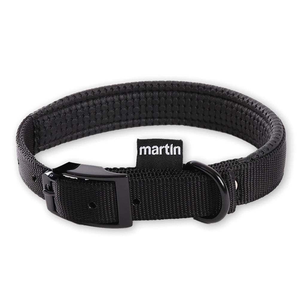 Collier chien MARTIN SELLIER confort 1x30cm noir