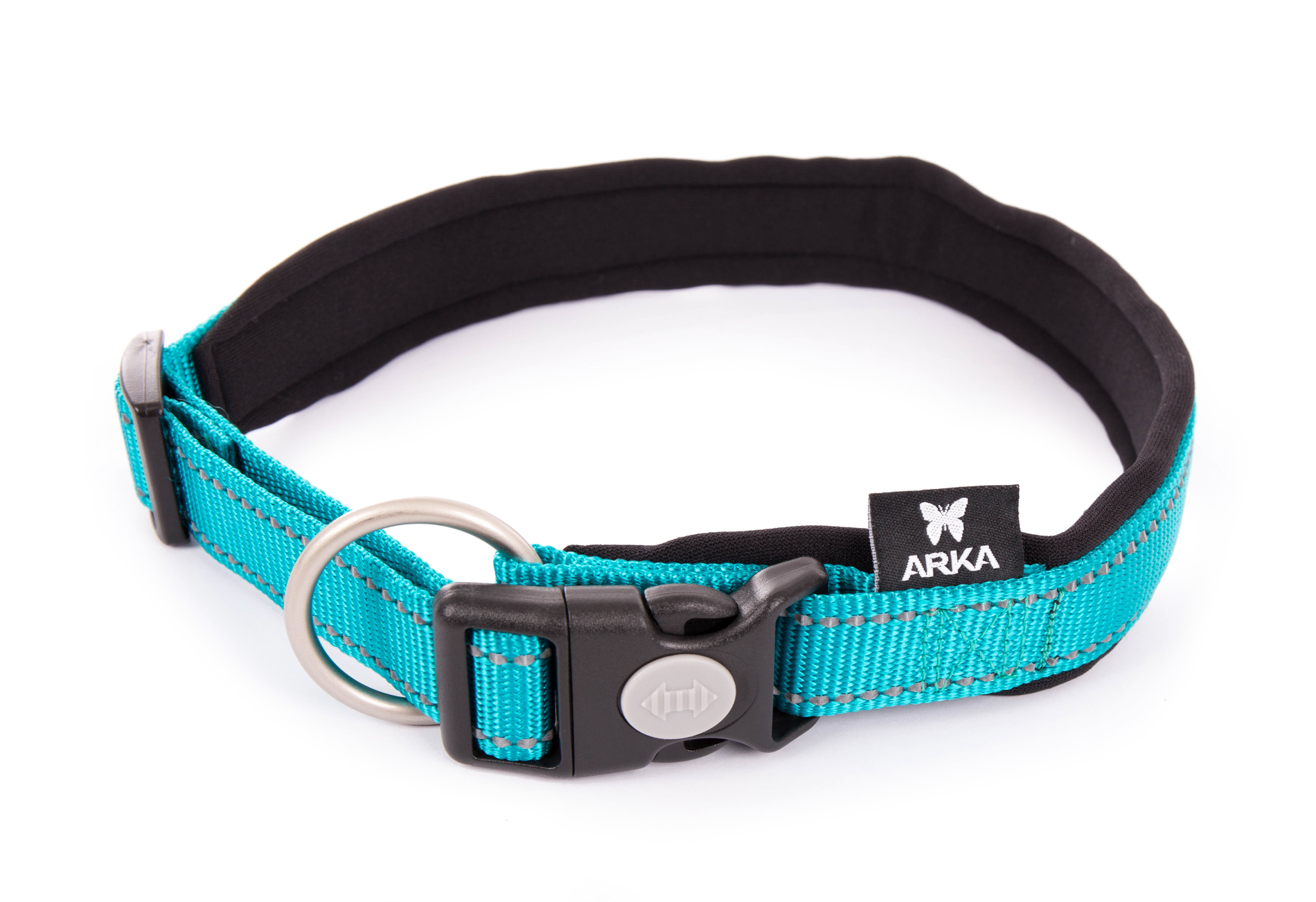 Collier Neo+ nylon MARTIN SELLIER L turquoise 55-60cm