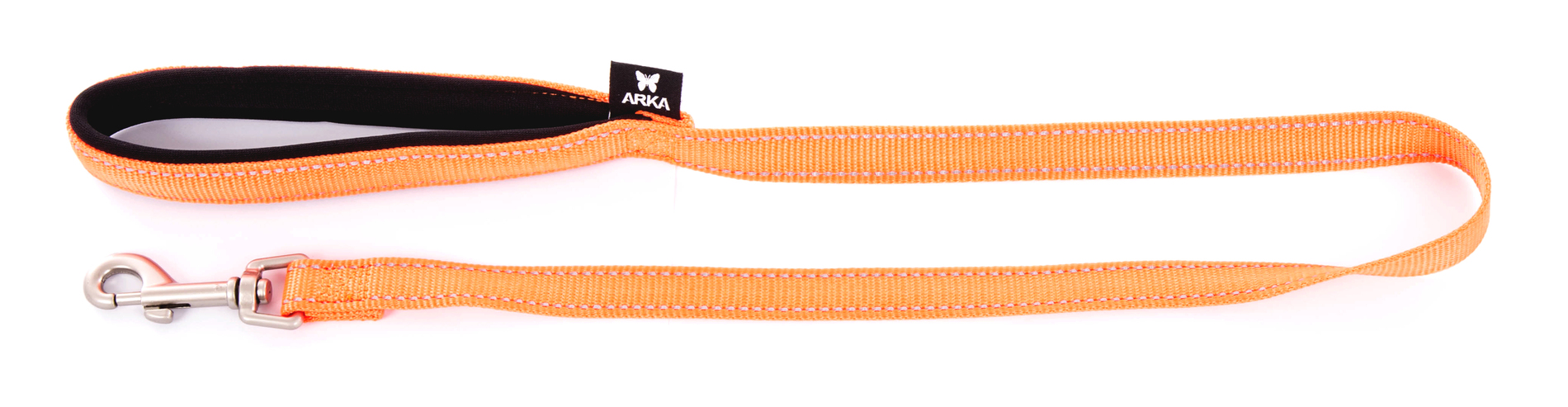 Laisse nylon Neo+ MARTIN SELLIER orange 1,5cm 100cm