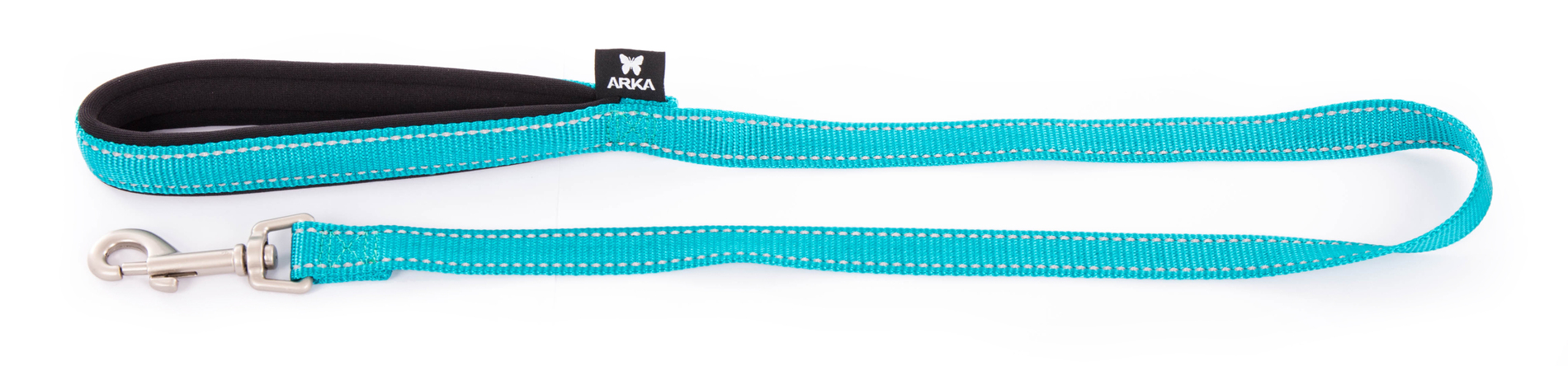 Laisse nylon Neo+ MARTIN SELLIER turquoise 2,5cm 100cm