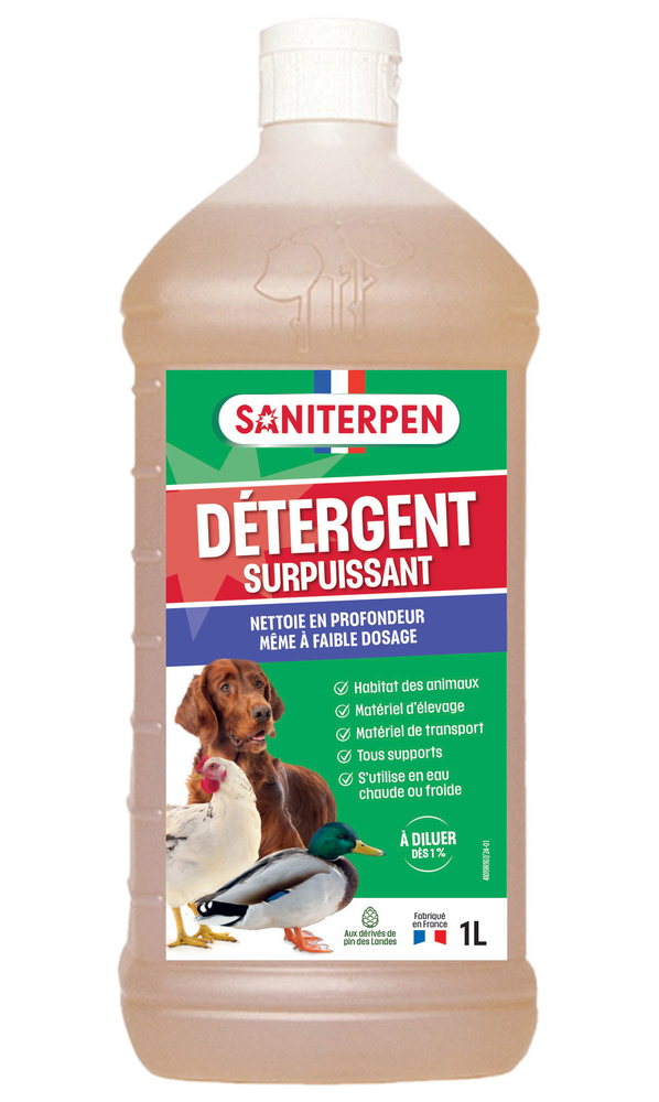 Détergent surpuissant SANITERPEN pin des Landes 1l