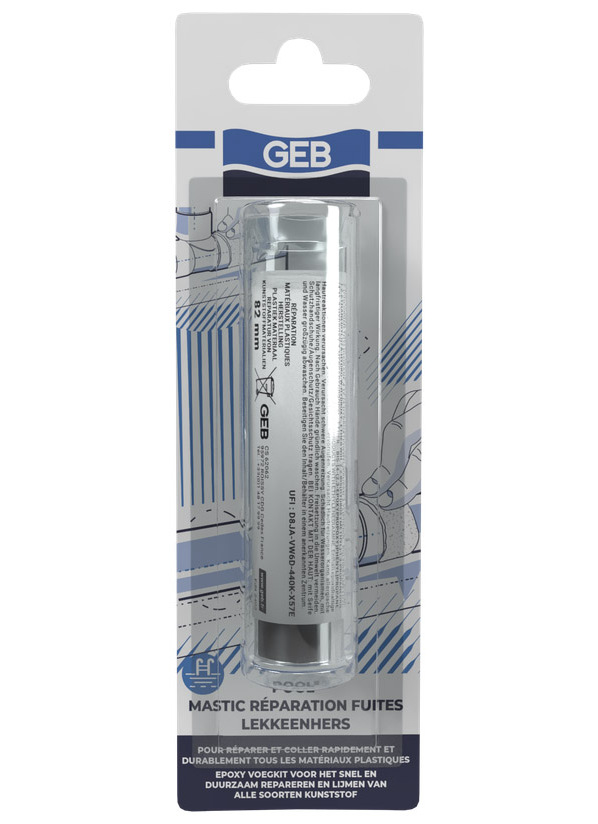 Mastic réparation fuites GEB POOL 82mm