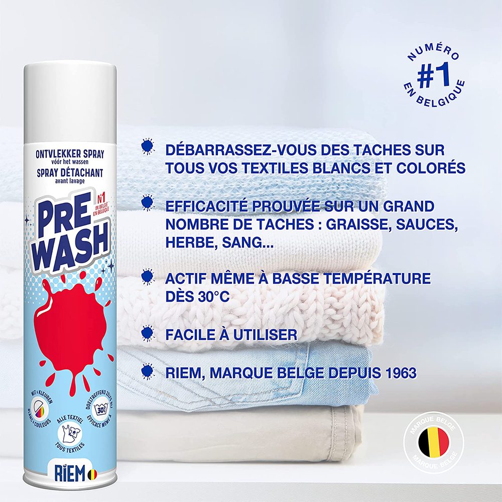 Détacheur avant lavage PRE-WASH 600ml