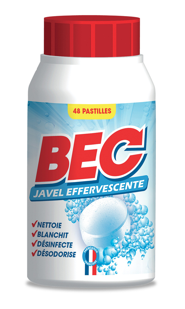 Pastilles javel BEC effervescentes 1,5g x48