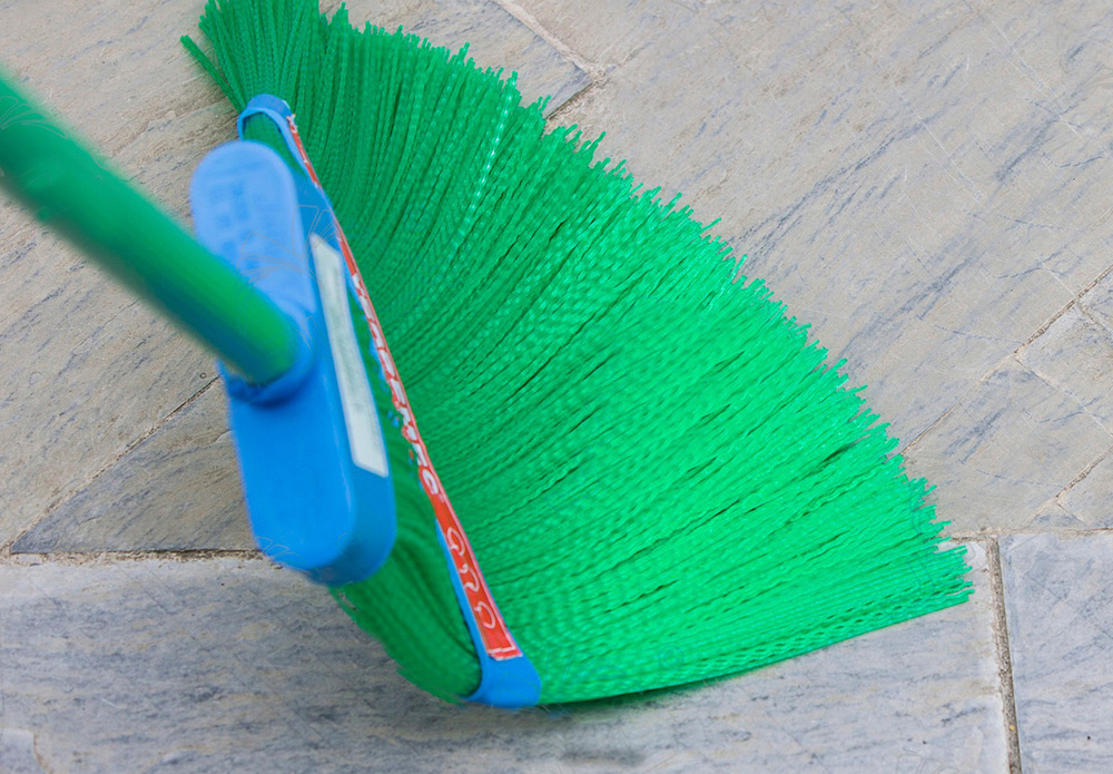 Balai cantonnier VERDEMEC avec manche 150cm
