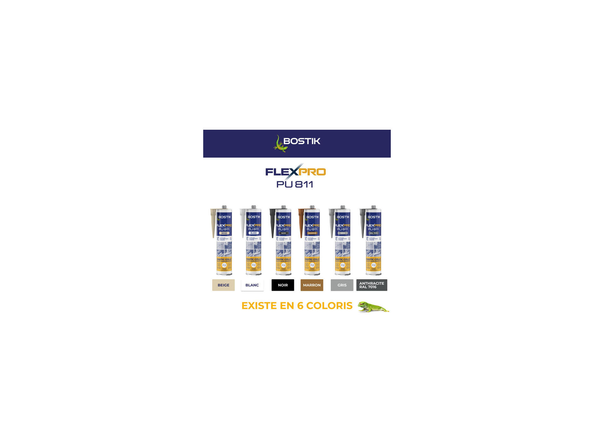 Mastic BOSTIK Flexpro PU811 anthracite RAL 7016