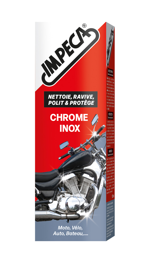 Nettoyant chrome et inox IMPECA 100ml