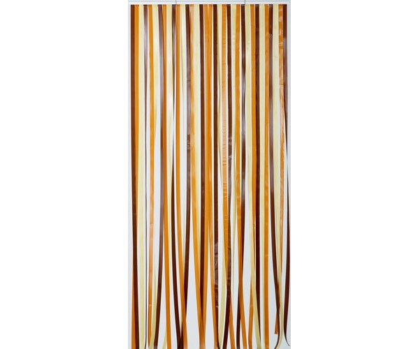 Rideau de porte MOREL Antilles brun beige 90x220cm