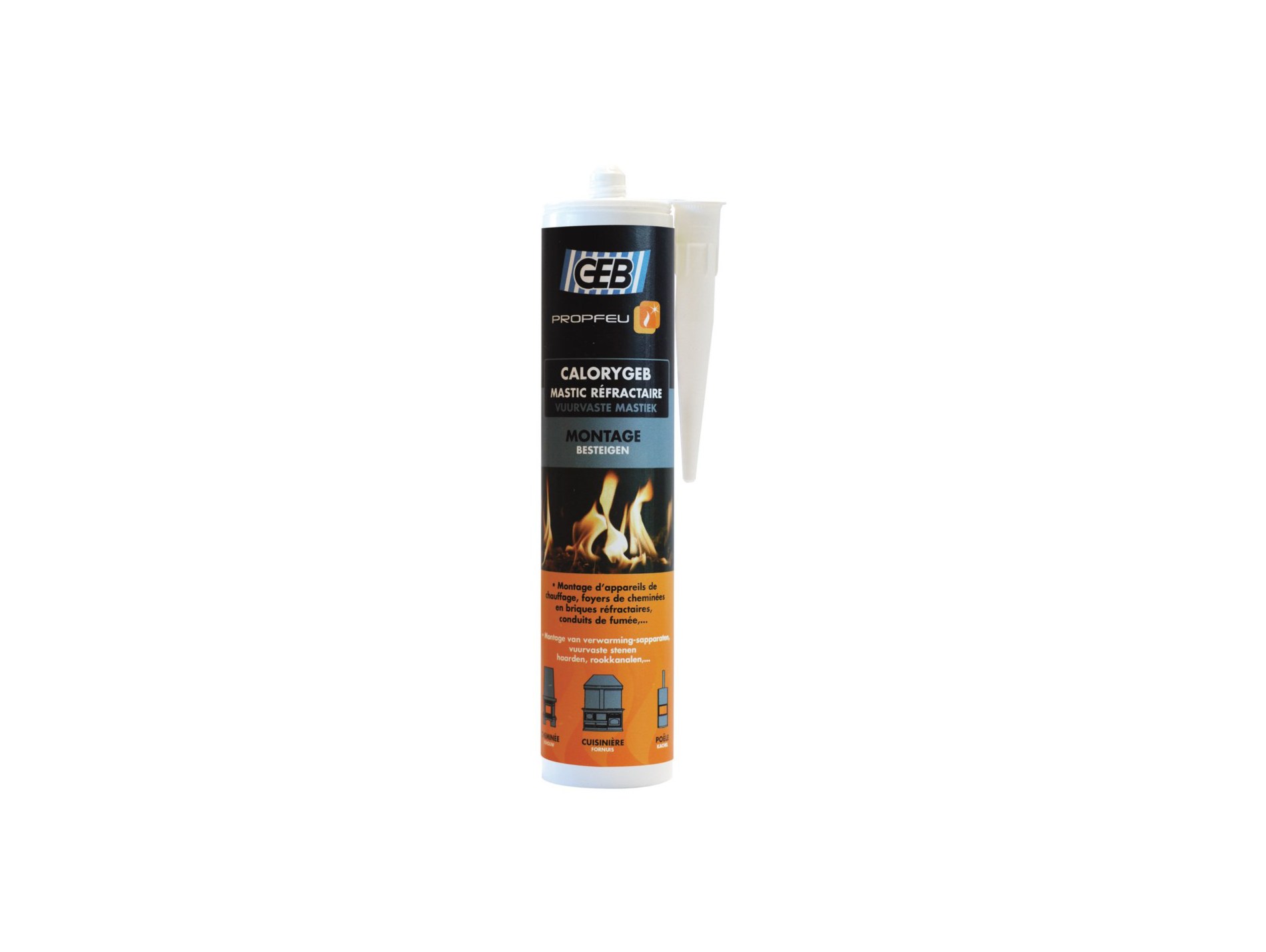 Mastic réfractaire GEB Calorygeb 310ml