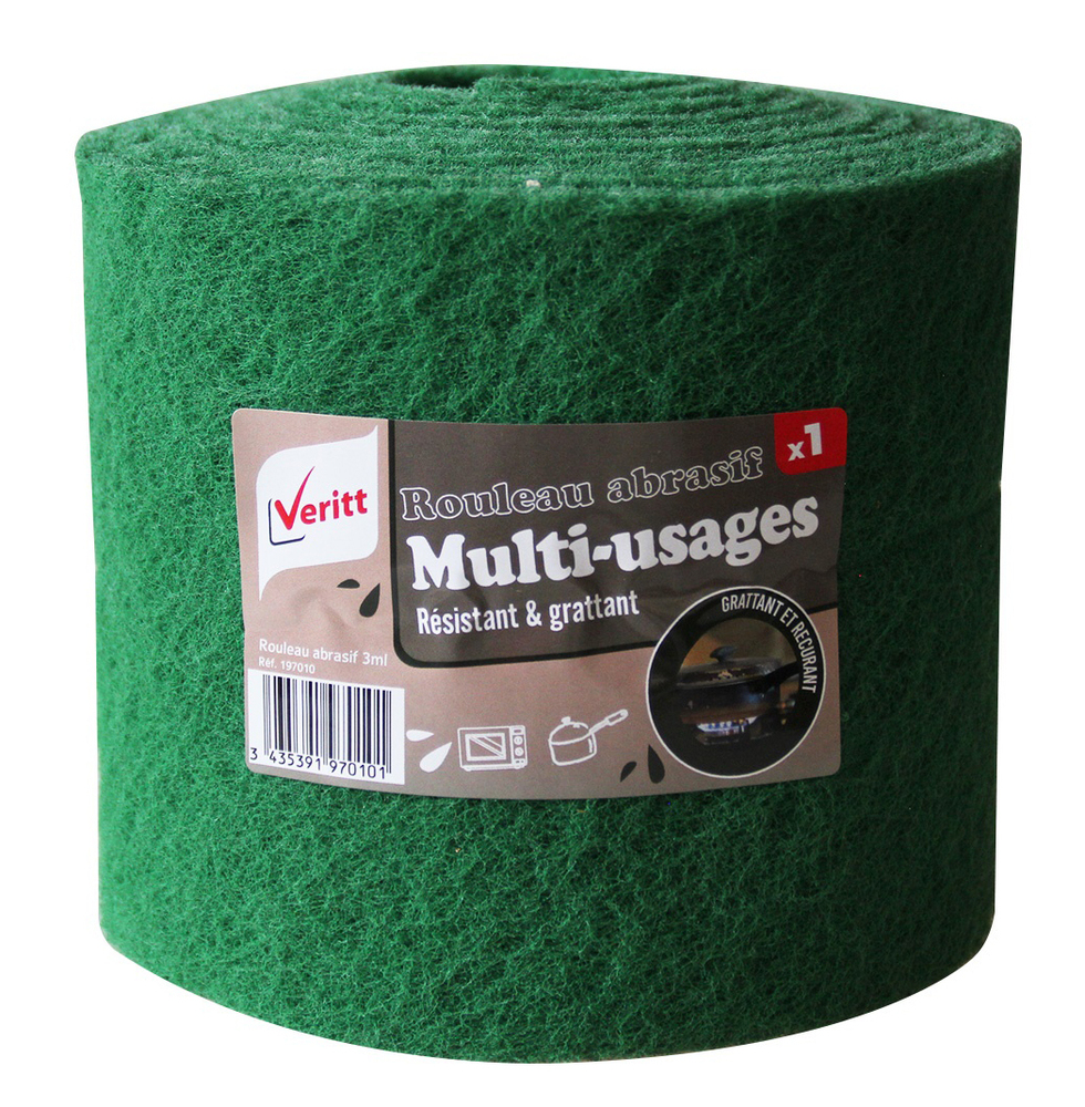 Rouleau abrasif vert VERITT 14x9x300cm