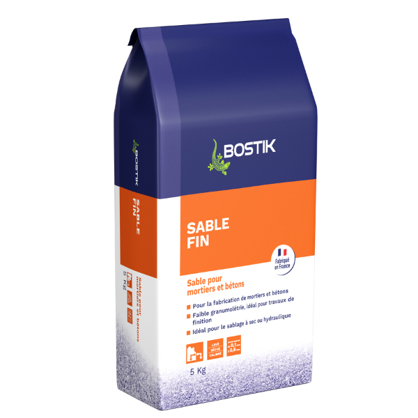Sable fin BOSTIK 0,1 à 0,6mm 5kg