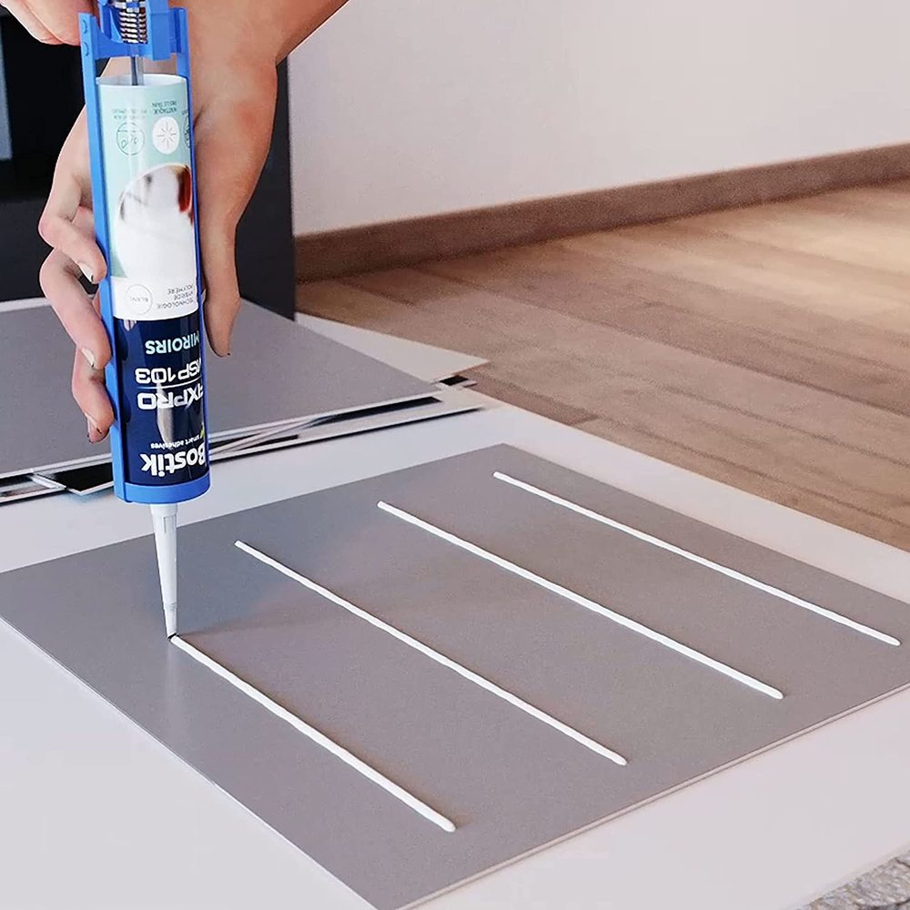 Mastic colle BOSTIK Fixpro MSP103 miroirs 290ml