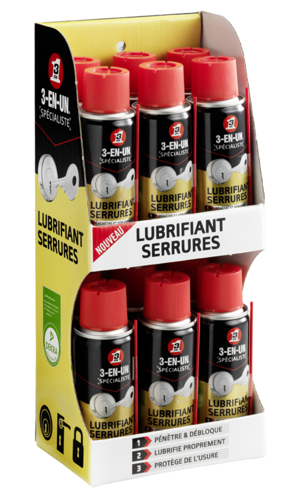 Lubrifiant serrures 3-EN-UN 100ml
