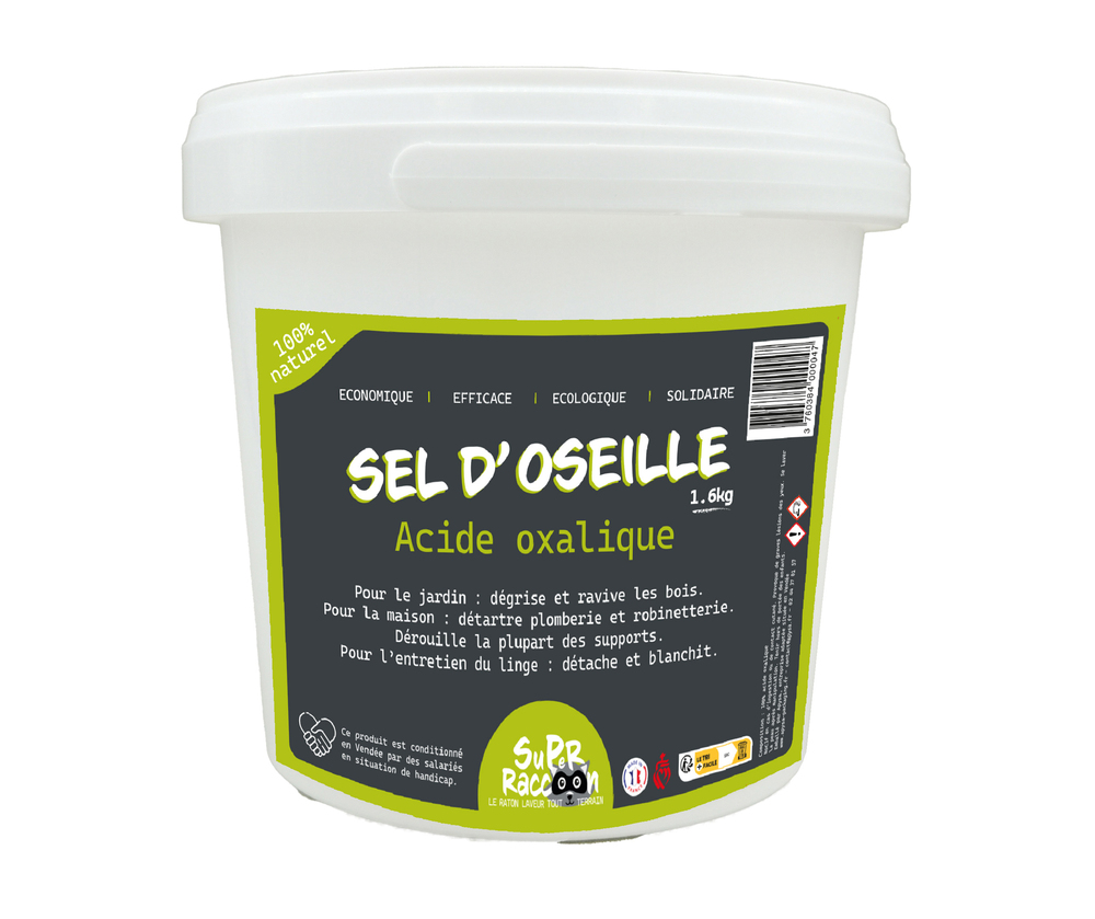 Sel d'oseille SUPER RACCOON 800g