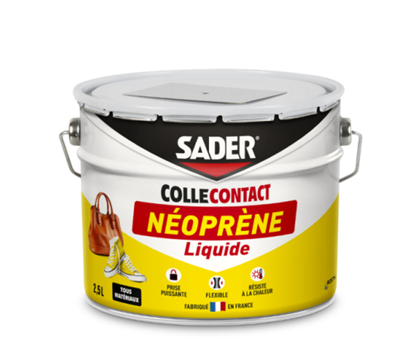 Colle contact néoprène liquide SADER 2,5l