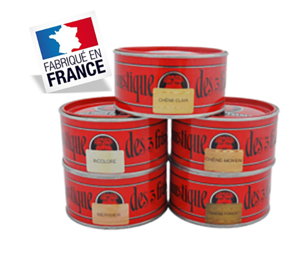 Encaustique pâte LES TROIS FRERES chêne clair 400g