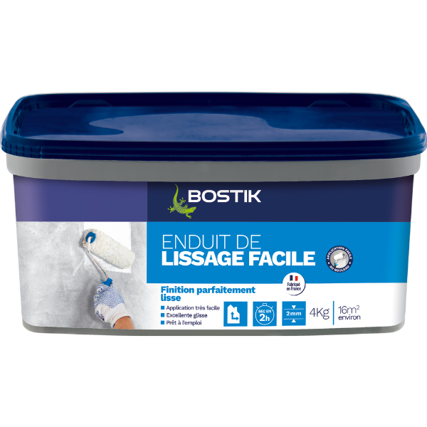 Enduit BOSTIK lissage pâte 4kg