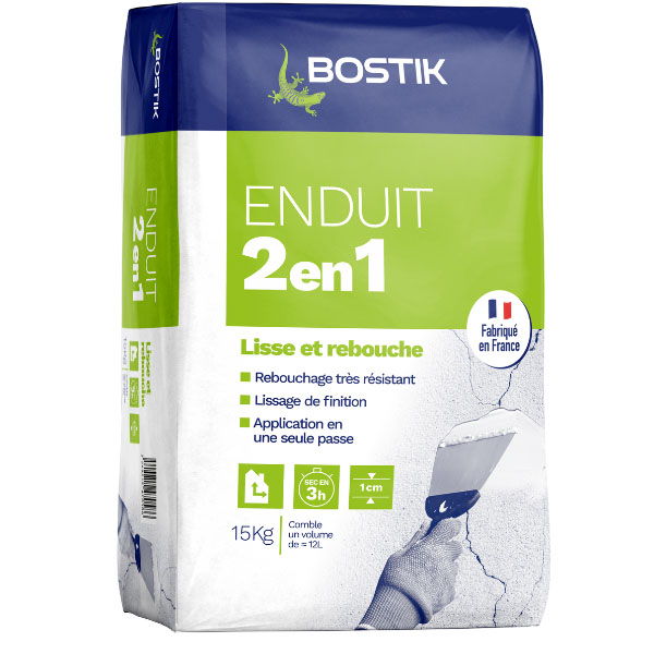 Enduit 2 en 1 BOSTIK poudre 15kg