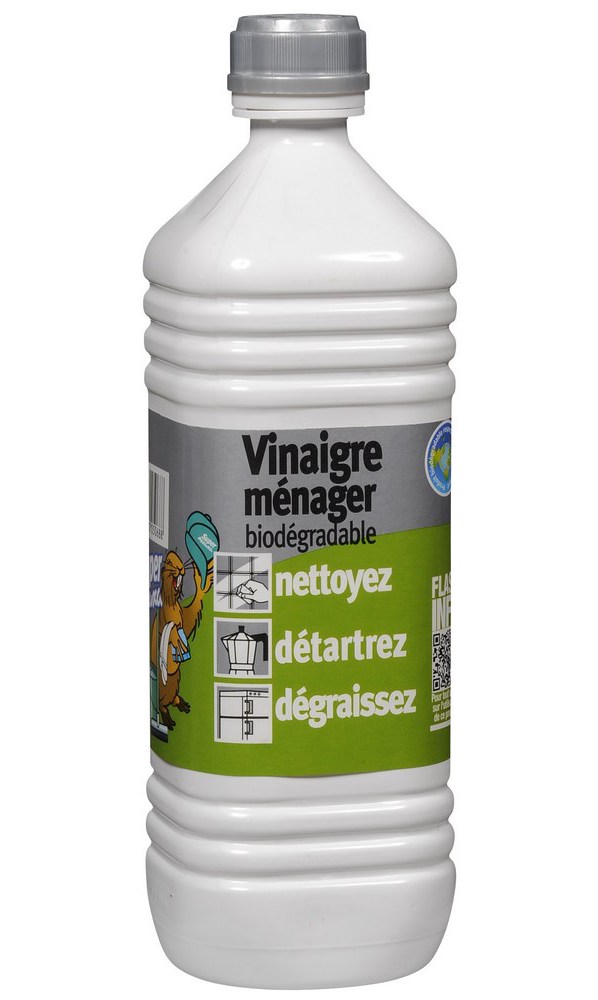 Vinaigre ménager MIEUXA biodégradable 8° 1l