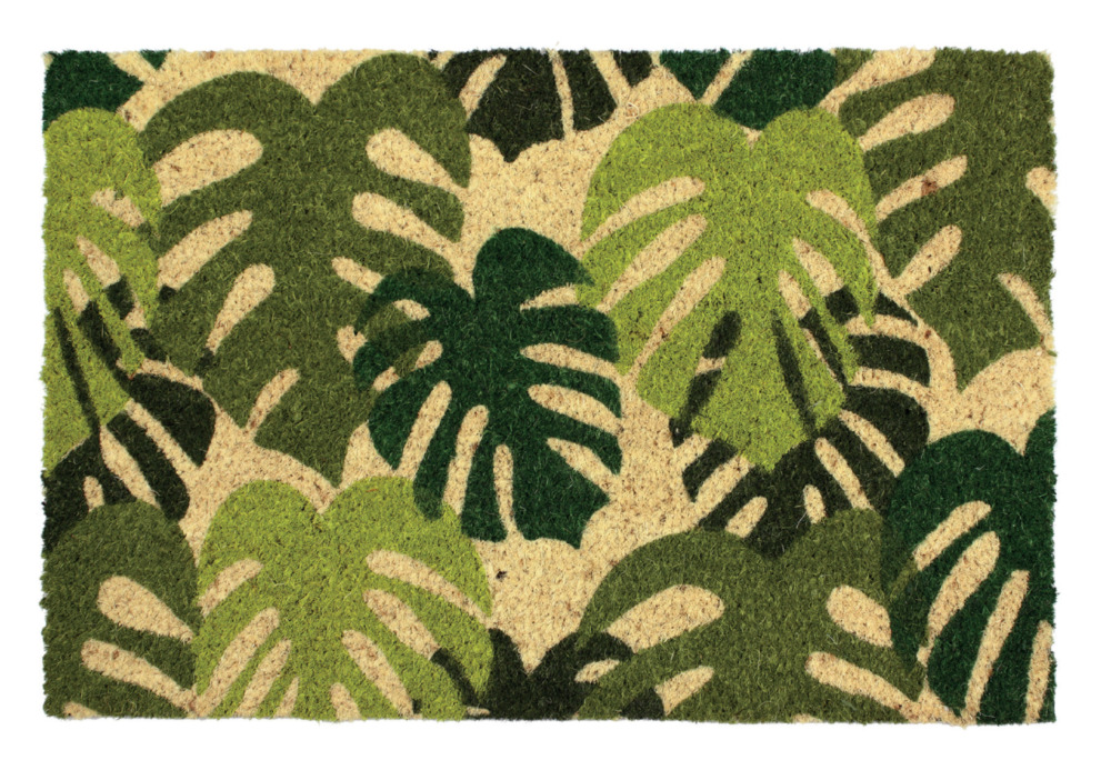 Tapis coco imprimé Feuillage BTB 40x60cm