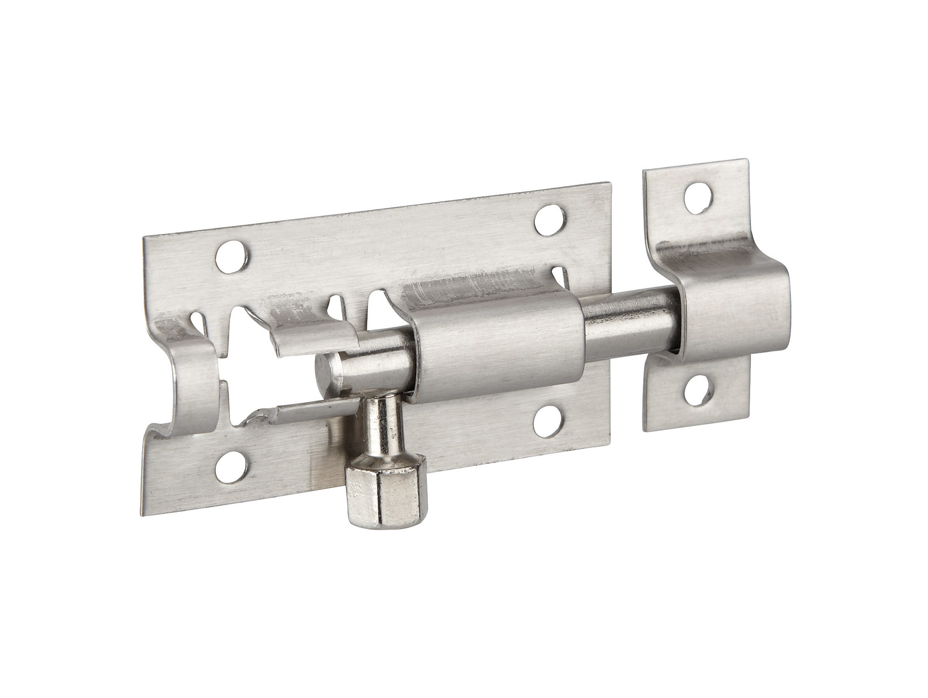 Targette THIRARD inox pêne rond 50mm