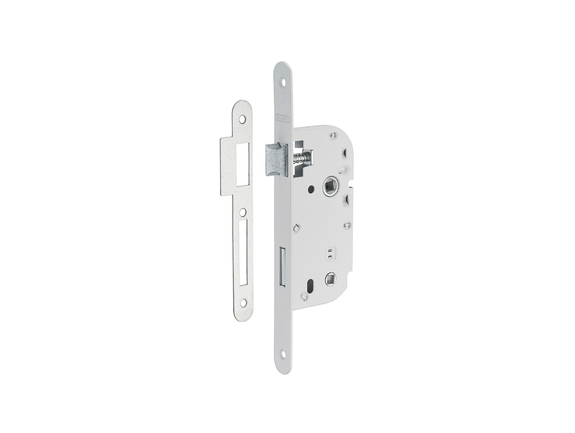 Serrure THIRARD à encastrer axe 40mm condamnation blanche